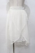 LIZ LISA / フィッシュテールチュールスカート 0 ホワイト Y-25-07-27-035-LO-SK-SZ-ZY