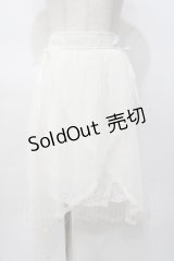 LIZ LISA / フィッシュテールチュールスカート 0 ホワイト Y-25-07-27-035-LO-SK-SZ-ZI