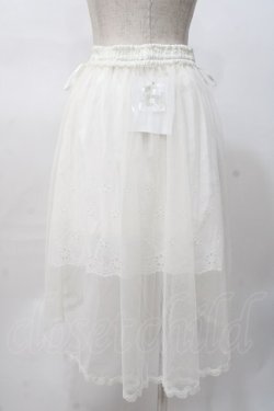 画像3: LIZ LISA / フィッシュテールチュールスカート 0 ホワイト Y-25-07-27-035-LO-SK-SZ-ZY