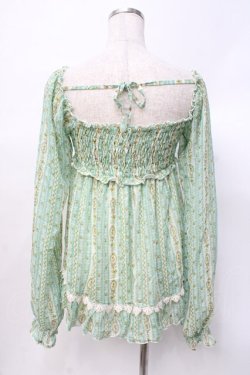 画像3: LIZ LISA / 花柄シフォンオフショルトップス 0 ミント Y-25-07-27-005-LO-TO-SZ-ZY