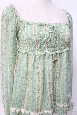 画像4: LIZ LISA / 花柄シフォンオフショルトップス 0 ミント Y-25-07-27-005-LO-TO-SZ-ZY