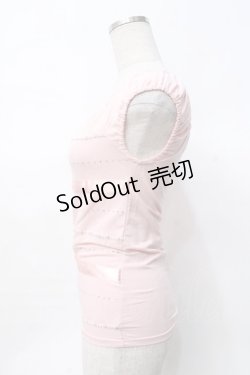 画像2: LIZ LISA BLONDO / ストーン配列オフショルトップス 0 ピンク Y-25-07-27-008-LO-TO-SZ-ZI