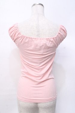 画像3: LIZ LISA BLONDO / ストーン配列オフショルトップス 0 ピンク Y-25-07-27-008-LO-TO-SZ-ZY