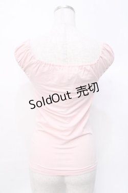 画像3: LIZ LISA BLONDO / ストーン配列オフショルトップス 0 ピンク Y-25-07-27-008-LO-TO-SZ-ZI