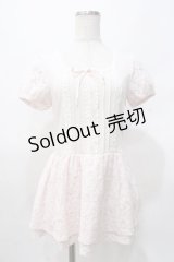 LIZ LISA / レース切り替えカットチュニック 0 ピンク Y-25-07-27-013-LO-TO-SZ-ZY