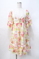 LIZ LISA / 花柄シフォンチュニック 0 オフ白 Y-25-07-27-014-LO-TO-SZ-ZY