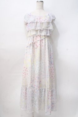 画像1: LIZ LISA / シフォン楊柳バンダナ柄ワンピース 0 ピンク Y-25-07-27-015-LO-OP-SZ-ZY