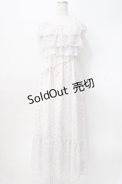 画像1: LIZ LISA / シフォン楊柳バンダナ柄ワンピース 0 ピンク Y-25-07-27-015-LO-OP-SZ-ZI