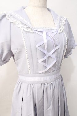 画像4: LIZ LISA / フリルレースアップセーラーワンピース 0 ブルー Y-25-07-27-017-LO-OP-SZ-ZY