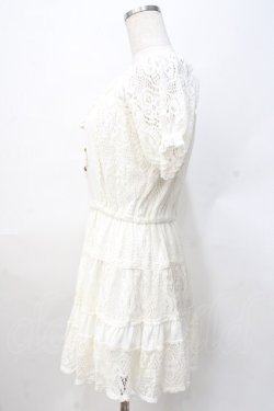 画像2: LIZ LISA / フロント刺繍入り総レースワンピース 0 アイボリー Y-25-07-27-018-LO-OP-SZ-ZY