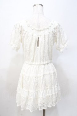 画像3: LIZ LISA / フロント刺繍入り総レースワンピース 0 アイボリー Y-25-07-27-018-LO-OP-SZ-ZY