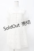 LIZ LISA / お花刺繍チュール重ねワンピース 0 オフ白 Y-25-07-27-020-LO-OP-SZ-ZY