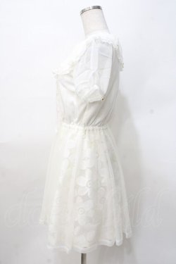 画像2: LIZ LISA / お花刺繍チュール重ねワンピース 0 オフ白 Y-25-07-27-020-LO-OP-SZ-ZY