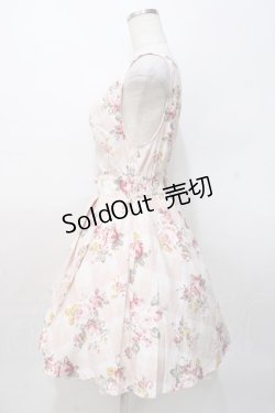 画像2: Lizmelo / チェック×バラ柄スカラップジャンスカ S ピンク Y-25-07-27-025-LO-OP-SZ-ZI