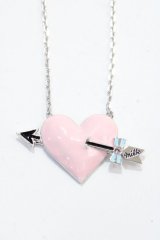 MILK / ハートアローネックレス  ピンク Y-25-07-29-001-ML-AC-SZ-ZY