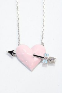 MILK / ハートアローネックレス  ピンク Y-25-07-29-001-ML-AC-SZ-ZY