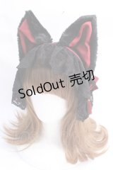 Royal Princess Alice / 狐耳ヘッドドレス  黒 Y-25-07-29-033-LO-AC-SZ-ZY