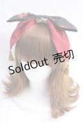 Royal Princess Alice / 白狐彼岸花カチューシャ  黒 Y-25-07-29-034-LO-AC-SZ-ZY
