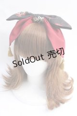 Royal Princess Alice / 白狐彼岸花カチューシャ  黒 Y-25-07-29-034-LO-AC-SZ-ZY