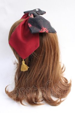画像2: Royal Princess Alice / 白狐彼岸花カチューシャ  黒 Y-25-07-29-034-LO-AC-SZ-ZY