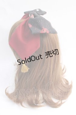 画像2: Royal Princess Alice / 白狐彼岸花カチューシャ  黒 Y-25-07-29-034-LO-AC-SZ-ZY