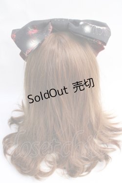 画像3: Royal Princess Alice / 白狐彼岸花カチューシャ  黒 Y-25-07-29-034-LO-AC-SZ-ZY