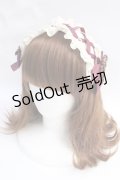 Amavel / うさいちごの和菓子ヘッドドレス  ボルドー Y-25-07-29-036-CA-AC-SZ-ZY
