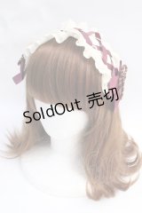 Amavel / うさいちごの和菓子ヘッドドレス  ボルドー Y-25-07-29-036-CA-AC-SZ-ZY