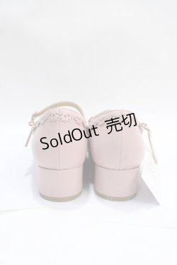 画像3: axes femme kawaii / ローヒールリボンパンプス L ピンク Y-25-07-29-040-AX-SH-SZ-ZY