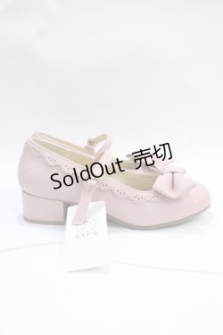 画像4: axes femme kawaii / ローヒールリボンパンプス L ピンク Y-25-07-29-040-AX-SH-SZ-ZY