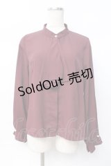 axes femme / プチハイネックブラウス M ワイン Y-25-07-29-047-AX-BL-SZ-ZY