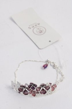 画像2: axes femme / 紫陽花モチーフブレスレット  シルバー Y-25-07-29-006-AX-AC-SZ-ZY