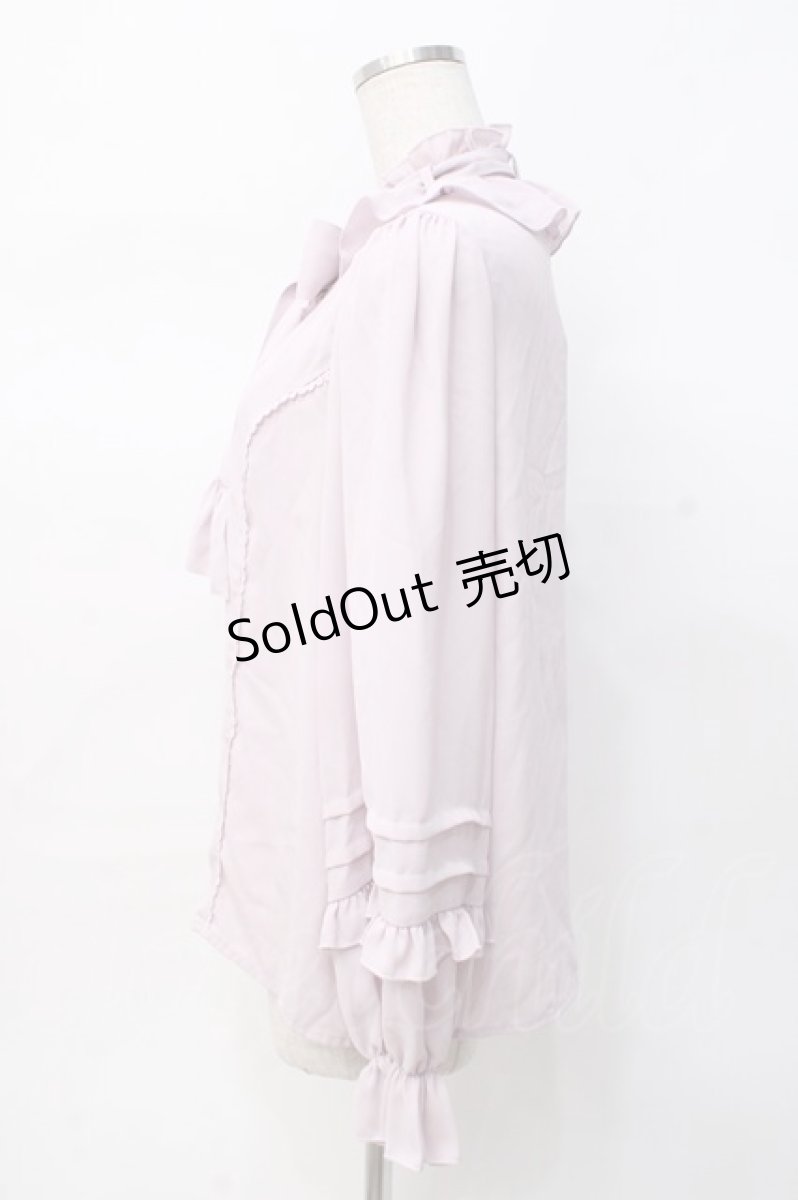 画像2: axes femme Kawaii / クラシックローズ刺繍ブラウス M ピンク Y-25-07-29-052-AX-BL-SZ-ZH (2)