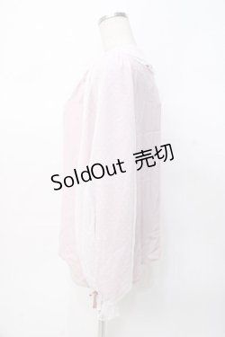 画像2: axes femme kawaii / ドットチュールローズブラウス M ピンク Y-25-07-29-053-AX-BL-SZ-ZY