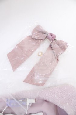 画像5: axes femme kawaii / ドットチュールローズブラウス M ピンク Y-25-07-29-053-AX-BL-SZ-ZY