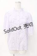 axes femme kawaii / チュールフリルブラウス M ラベンダー Y-25-07-29-054-AX-BL-SZ-ZH
