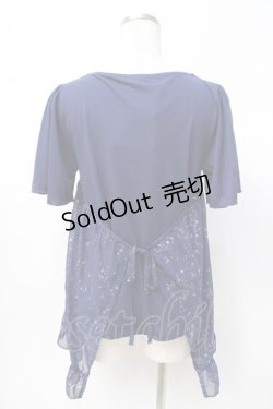 画像3: axes femme / 星座柄シフォンプルオーバー M 紺 Y-25-07-29-056-AX-TO-SZ-ZT300