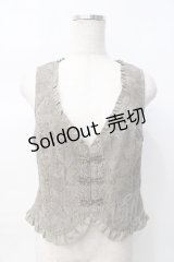 axes femme / ビットデザインレースベスト M カーキ Y-25-07-29-057-AX-TO-SZ-ZY