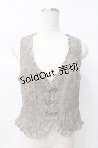 axes femme / ビットデザインレースベスト M カーキ Y-25-07-29-057-AX-TO-SZ-ZY