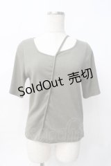 axes femme / 前後2WAYカットワークプルオーバー F カーキ Y-25-07-29-058-AX-BL-SZ-ZY