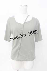 axes femme / 前後2WAYカットワークプルオーバー F カーキ Y-25-07-29-058-AX-BL-SZ-ZY