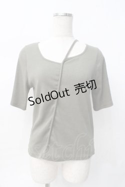 画像1: axes femme / 前後2WAYカットワークプルオーバー F カーキ Y-25-07-29-058-AX-BL-SZ-ZY