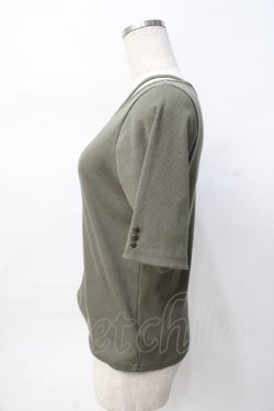 画像2: axes femme / 前後2WAYカットワークプルオーバー F カーキ Y-25-07-29-058-AX-BL-SZ-ZY
