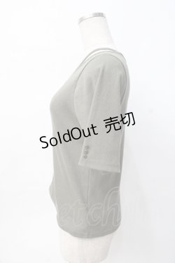 画像2: axes femme / 前後2WAYカットワークプルオーバー F カーキ Y-25-07-29-058-AX-BL-SZ-ZY