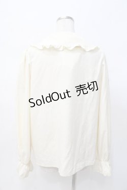 画像3: m petit by misako / AM マルエリフリルブラウス LL 淡薄橙 Y-25-07-29-059-LO-BL-SZ-ZY