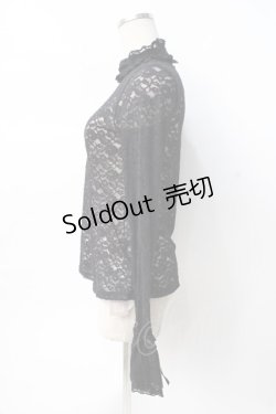 画像2: Moi-meme-Moitie / ローズフレアスリーブカットソー F ブラック Y-25-07-29-064-MO-TO-SZ-ZY