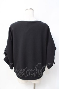 画像3: axes femme / 袖リボントップス M 黒 Y-25-07-29-065-AX-TO-SZ-ZY