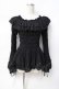 画像1: ATELIER PIERROT / Decay Gauze Blouse  黒 Y-25-07-29-066-EL-BL-SZ-ZY (1)