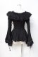 画像3: ATELIER PIERROT / Decay Gauze Blouse  黒 Y-25-07-29-066-EL-BL-SZ-ZY (3)