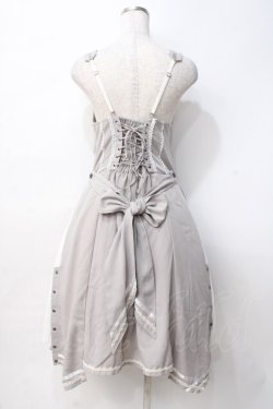 画像3: Ozz oneste / 薔薇刺繍サイドプリーツジャンパースカート  グレー Y-25-07-29-070-OO-OP-SZ-ZY
